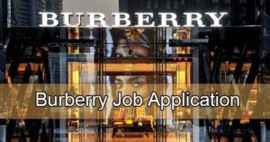 burberry job apply|Burberry careers canada.